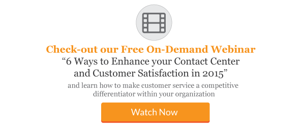 6 Ways to Enhance your Contact Center And Customer Satisfaction in 2015