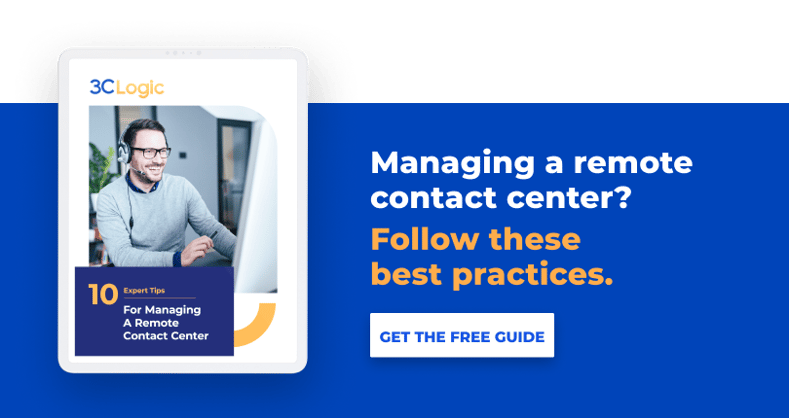 manage a remote contact center CTA 1