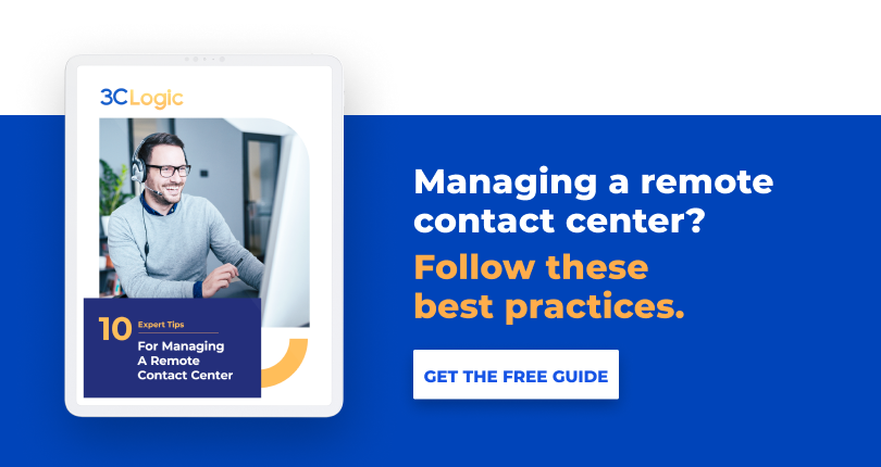 manage a remote contact center CTA 1