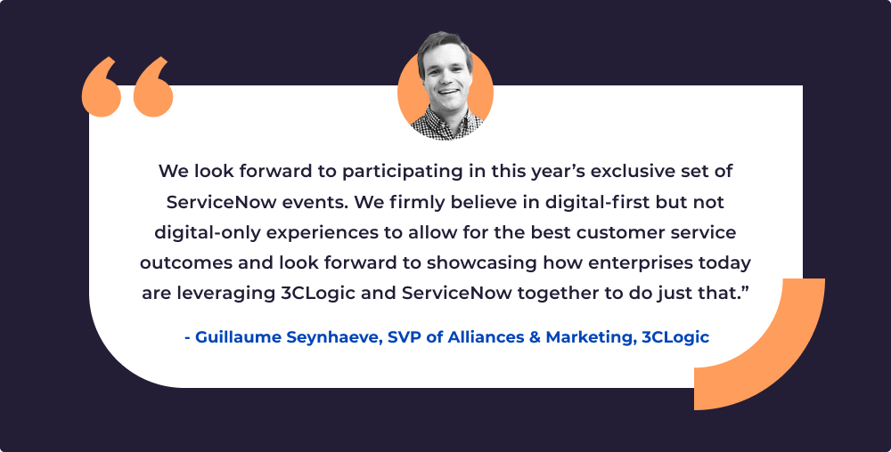 3CLogic Announces ServiceNow Conference Participation