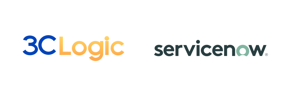 3CLogic and ServiceNow logos