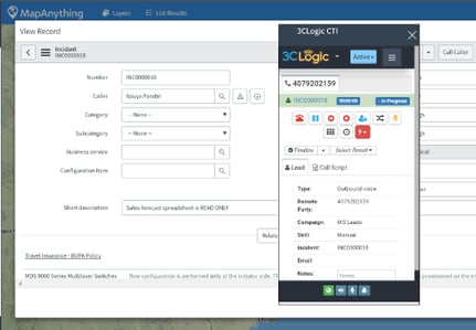 3CLogic CTI Integration