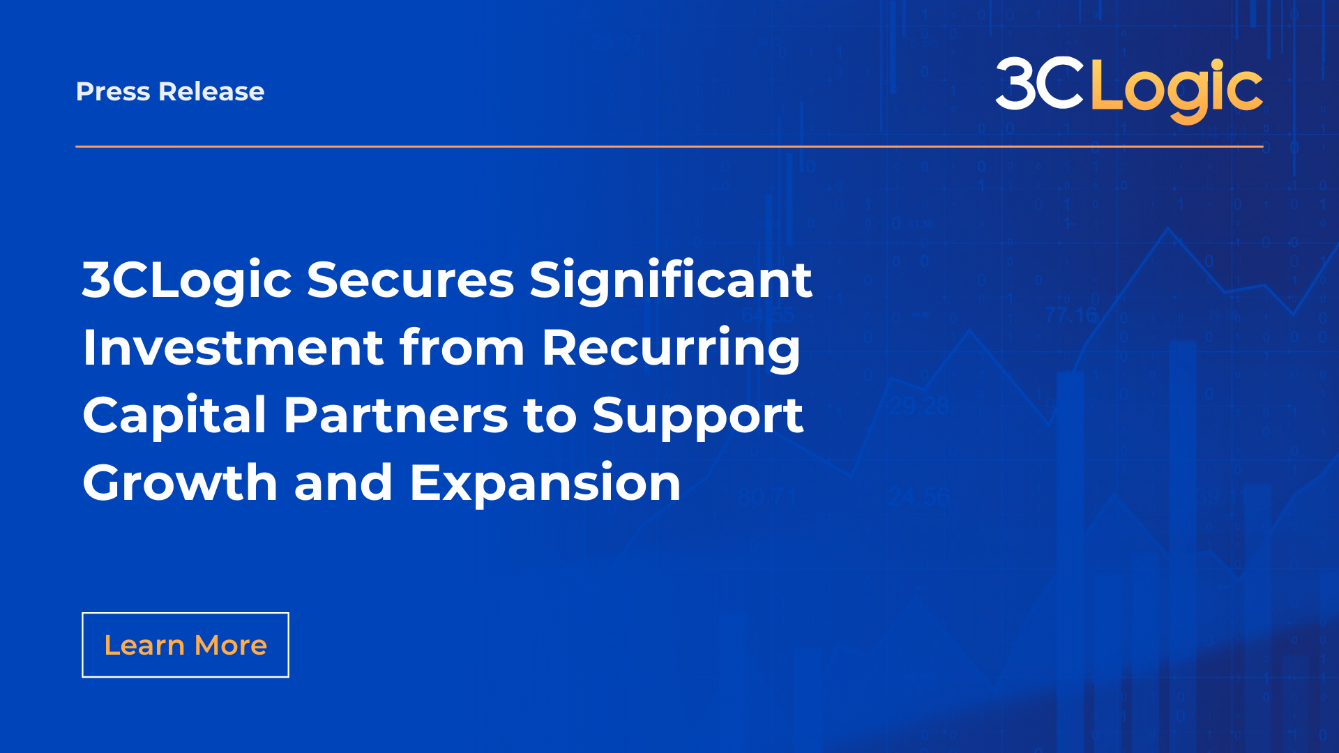 3CLogic Secures Significant Investment from Recurring Capital Partners to Support Growth and Expansion