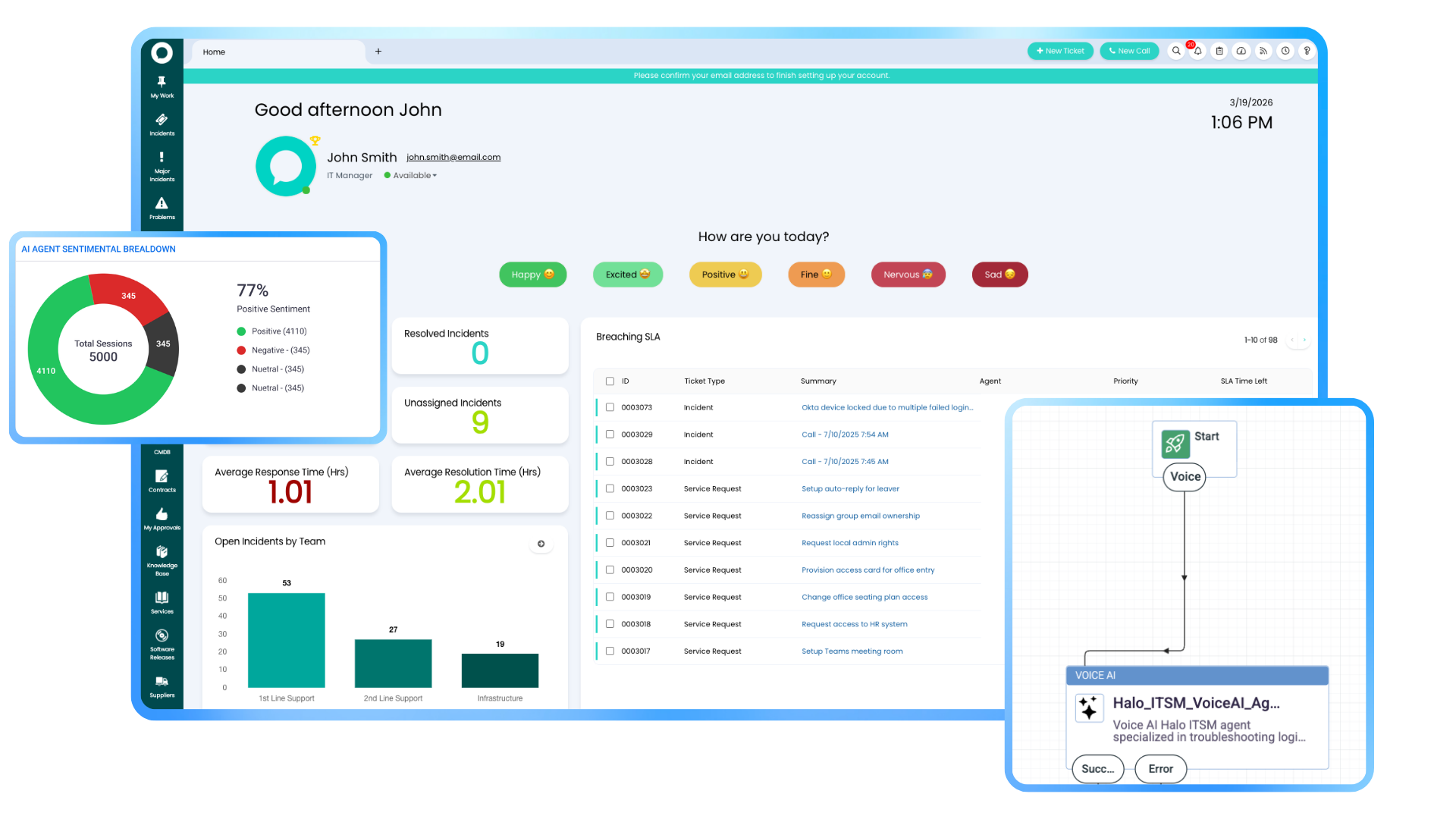 Voice AI for Halo: Transforming Enterprise Service Management into a Resolution Engine