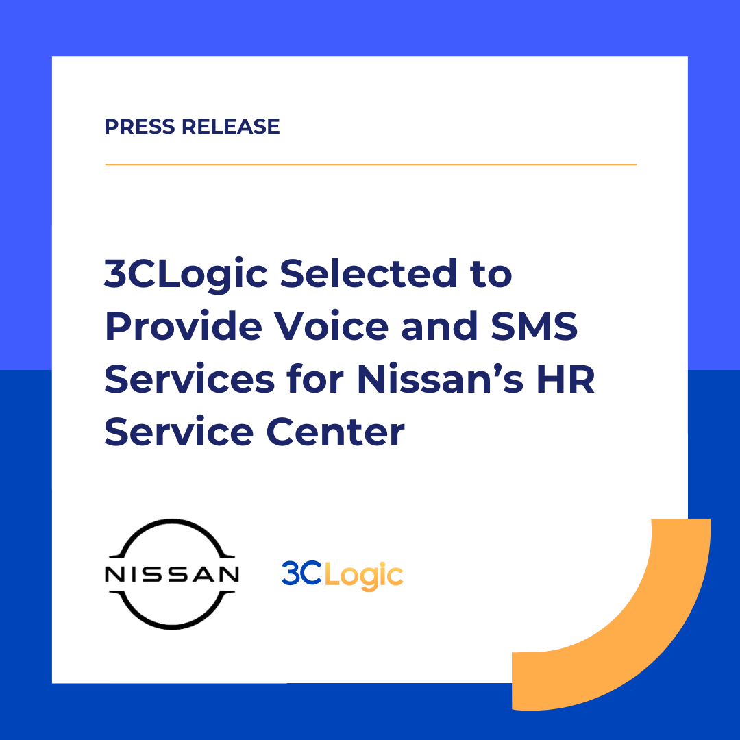 3CLogic Selected to Provide Voice and SMS Services for Nissan’s HR Service Center