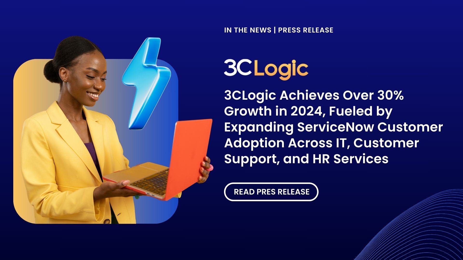 3CLogic Achieves Over 30% Growth in 2024, Fueled by Expanding ServiceNow Customer Adoption Across IT, Customer Support, and HR Services