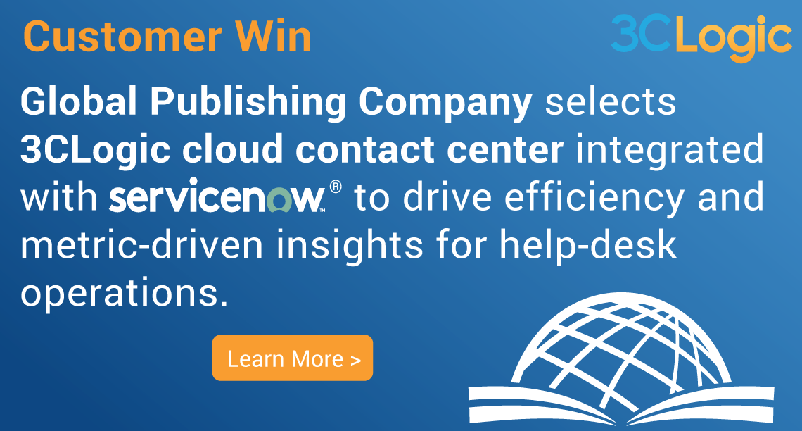 Global Publishing Company Selects 3CLogic to Improve Support Services