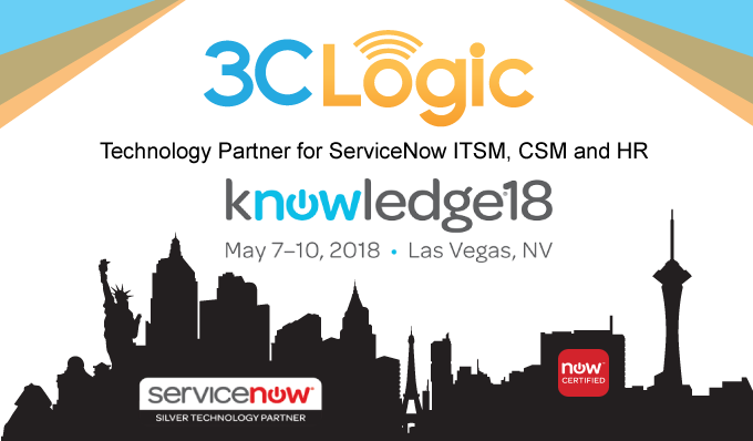3CLogic to Showcase its ServiceNow Certified Integration at Knowledge18